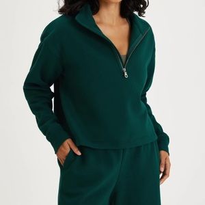 GIRLFRIEND COLLECTIVE 50/50 half zip sweatshirt